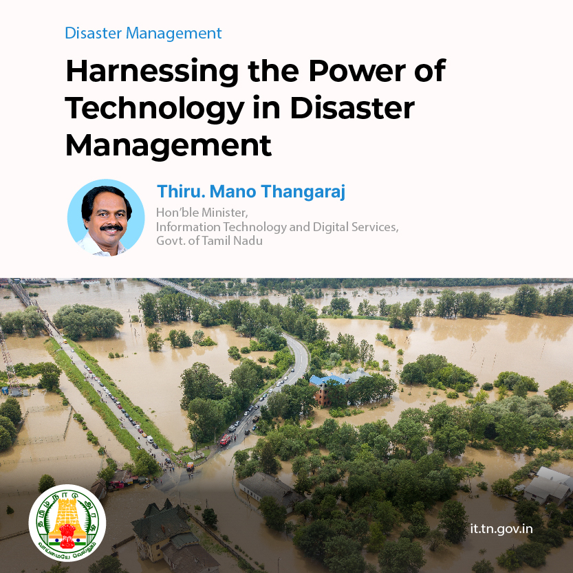 We understand the critical need to effectively manage natural disasters, which can strike without warning. By utilizing technologies like predictive modelling, we can provide timely assistance and ensure the safety and well-being of our citizens. #techforcommonman #tamilnaduforIT