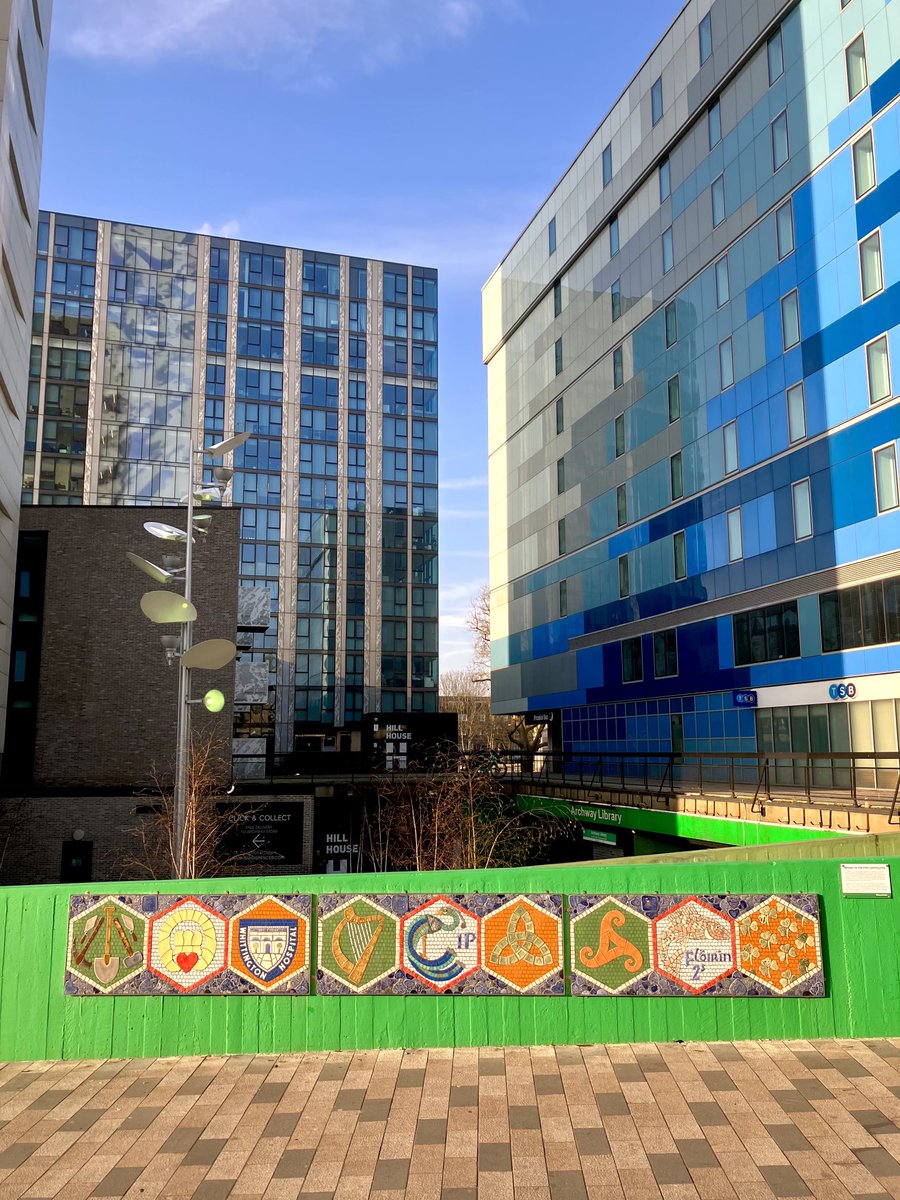 Mosaic honouring the Navvies and Nurses of the Irish Diaspora in Archway 

#liminalondon