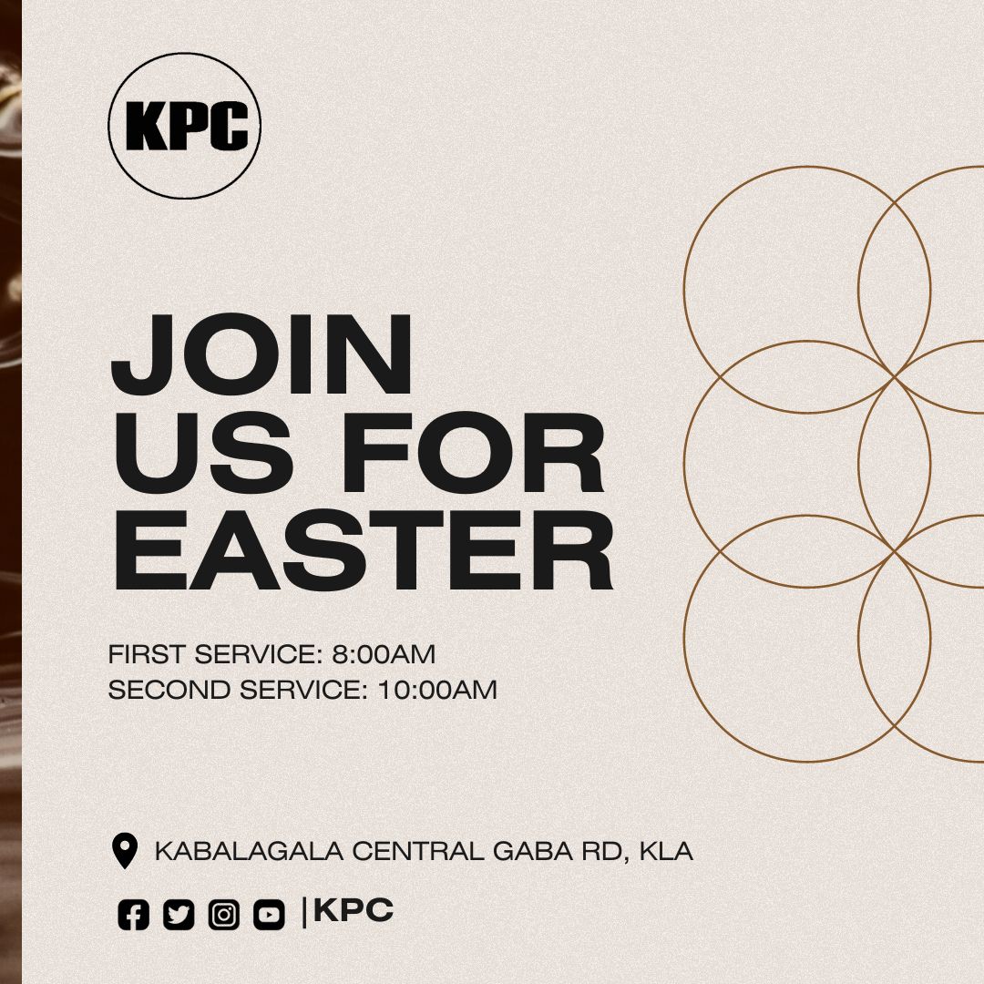 KPCUG's tweet photo. Join us tomorrow for the Easter service celebration services.
Note: We only have the 8AM and 10AM services we don't have the youth service.
#EasterAtKPC
#Easter
#ByHisStripes https://t.co/QcykVPi9FG