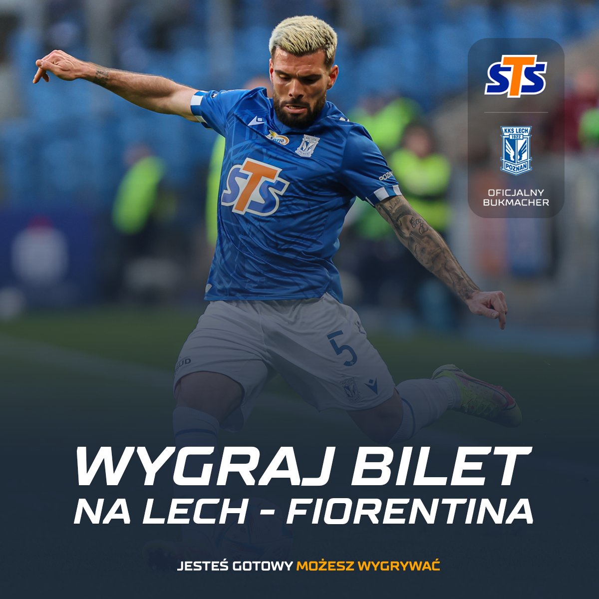 stspolska's tweet photo. DERBY POZNANIA ZASŁUGUJĄ NA KONKURS!
1⃣ Podaj dalej ten wpis
2⃣ Wytypuj dokładny wynik oraz strzelca gola w Lech - Warta 
3⃣ Dodaj #JesteśGotowy

5 najszybszych osób nagrodzimy podwójnymi wejściówkami na Lech - Fiorentina!

Regulamin: https://t.co/lWYhBmS8CA
Powodzenia! 🫡 https://t.co/rzMxR1vpU5