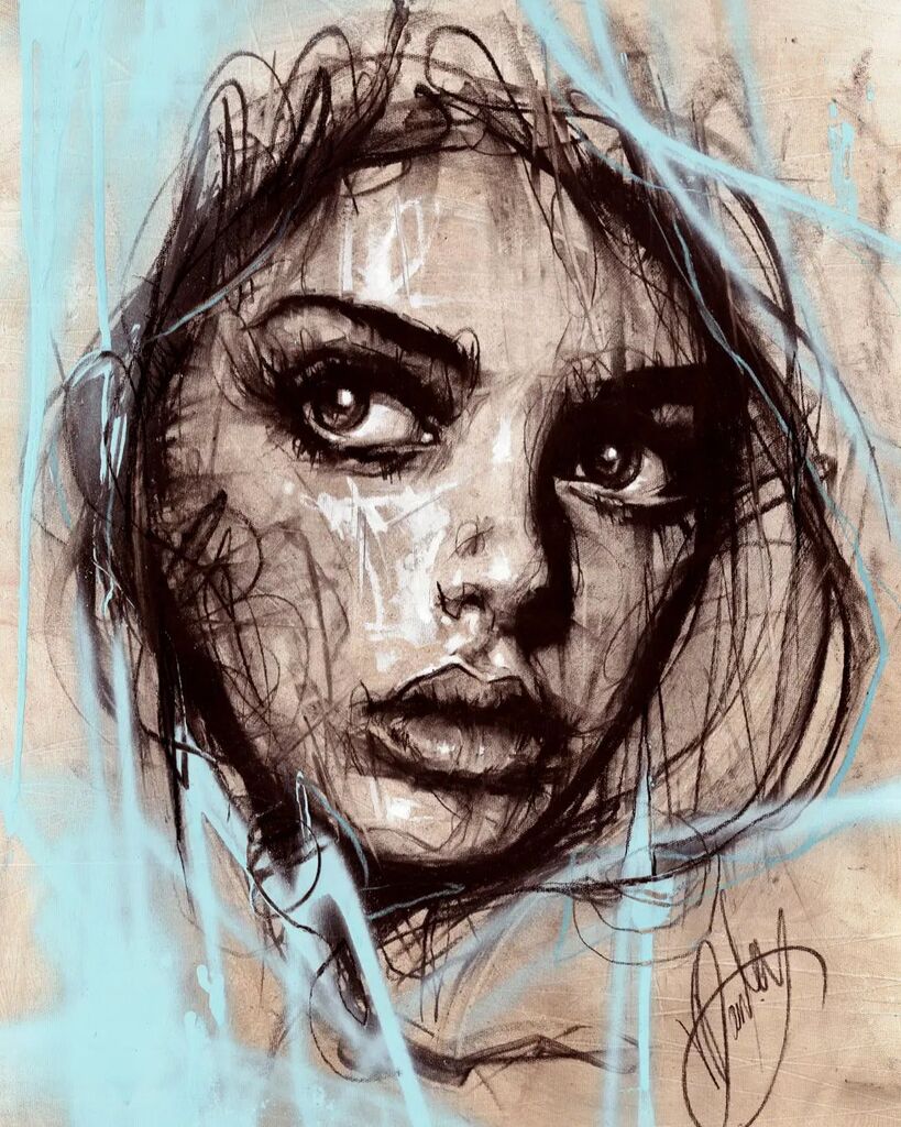 "Heavenly Haze" - Original painting by Vin Dantes. See more of my work or buy this piece at vindantes.co.uk. Check recent auctions on Catawiki or Ebay. #art #artist #artistsoninstagram #artoftheday #artwork #painting #illustration #drawing #acryl… instagr.am/p/CqxN_SnoLDH/