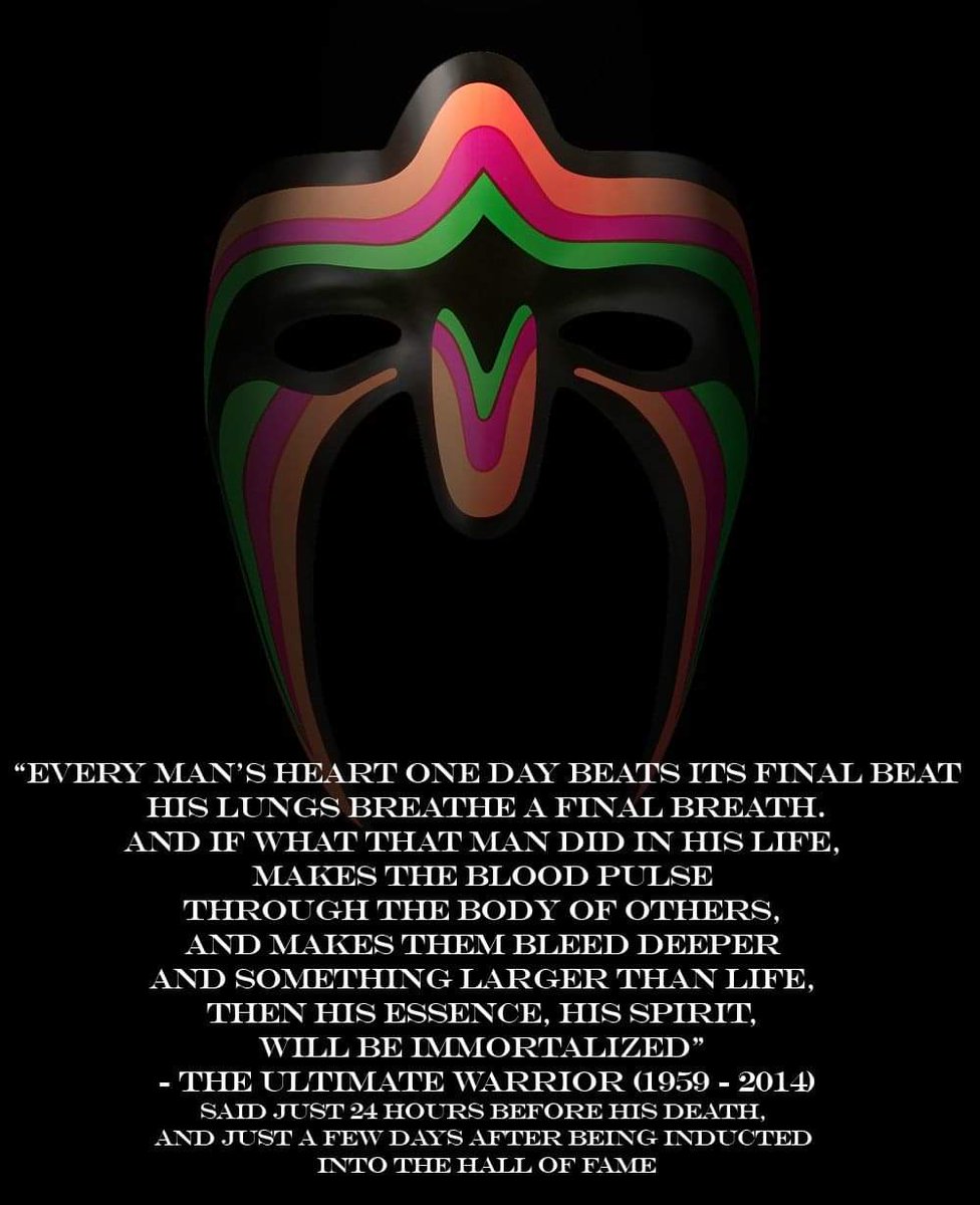ftlowrestling's tweet photo. Remembering the #UltimateWarrior who sadly passed away on this day in 2014
R.I.P
#RIPUltimateWarrior #RIPWarrior #TheUltimateWarrior #WWE #WWEHistory #WWEHOF #WWEHallOfFame #WWF #wrestling #WrestlingCommunity #WrestlingTwitter https://t.co/puKPktaCWi