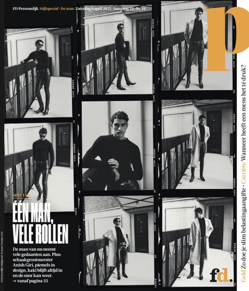 Dit weekend bij <a href="/FD_Nieuws/">FD Nieuws</a>: het grote <a href="/FD_Persoonlijk/">FD Persoonlijk</a> stijlnummer ‘De man’.  Een 132 pagina’s dik nummer met fotoshoots, een interview met schaakgrootmeester Anish Giri en een speciale rol voor de comeback van de snor.

Gecoördineerd door <a href="/MichouBasu/">Michou Basu</a>. 

#fdpersoonlijk #stijl