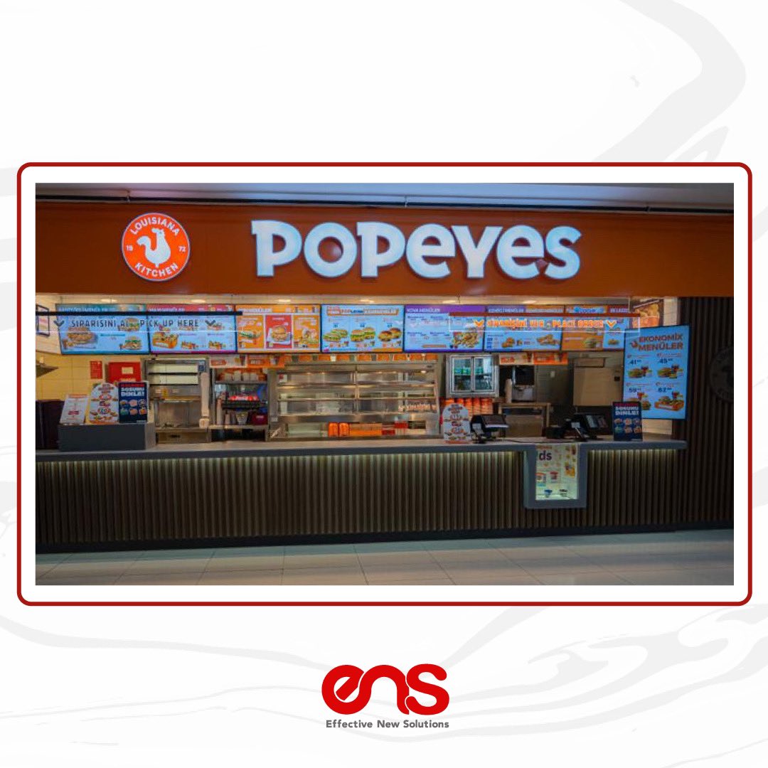 ENS_Danismanlik's tweet photo. 📍 Yönetimini üstlendiğimiz Urfa City AVM projemize katılan @Popeyes mağazası hizmete açıldı.
#ENSDanışmanlık #AVMYönetimi #YönetimDanışmanlığı #UrfaCityAVM #Popeyes https://t.co/yjDsnndpBC