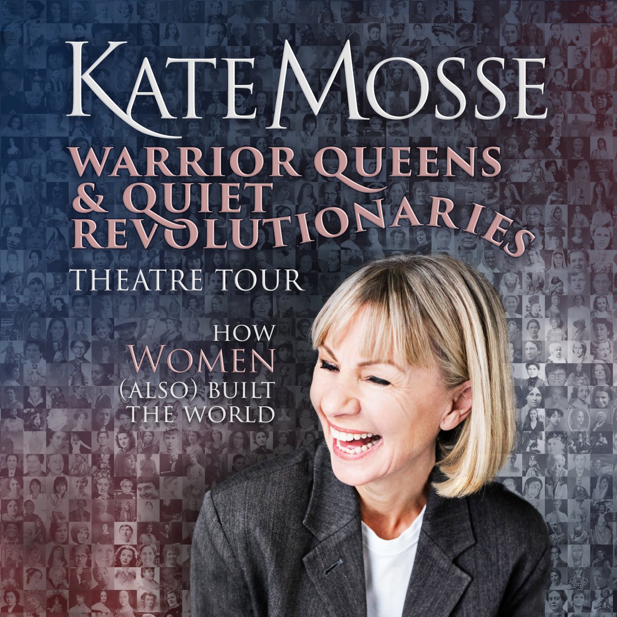 𝗡𝗘𝗫𝗧 𝗪𝗘𝗘𝗞 👑 Author @katemosse OBE comes to #TheatreSevern with her first ever tour - 𝗪𝗮𝗿𝗿𝗶𝗼𝗿 𝗤𝘂𝗲𝗲𝗻𝘀 & 𝗤𝘂𝗶𝗲𝘁 𝗥𝗲𝘃𝗼𝗹𝘂𝘁𝗶𝗼𝗻𝗮𝗿𝗶𝗲𝘀: 𝗛𝗼𝘄 𝗪𝗼𝗺𝗲𝗻 (𝗔𝗹𝘀𝗼) 𝗕𝘂𝗶𝗹𝘁 𝘁𝗵𝗲 𝗪𝗼𝗿𝗹𝗱. 🗓️ Tue 11 Apr | Tickets: orlo.uk/nrIwp