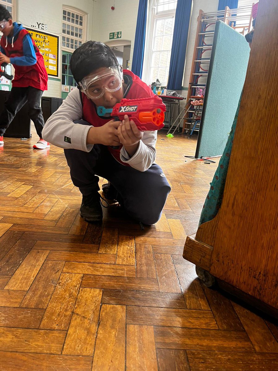 ballerzltd's tweet photo. NERF WARS ๐ซ
The children taking part in our enrichment activity โNerf Warsโ during our Easter #HAF2023 programme in Barking and Dagenham! @lbbdcouncil @educationgovuk
#nerfwars #beaballer #easterhaf #hafprogramme2023 #lbbd #barking #dagenham https://t.co/hxoIFVp9V8