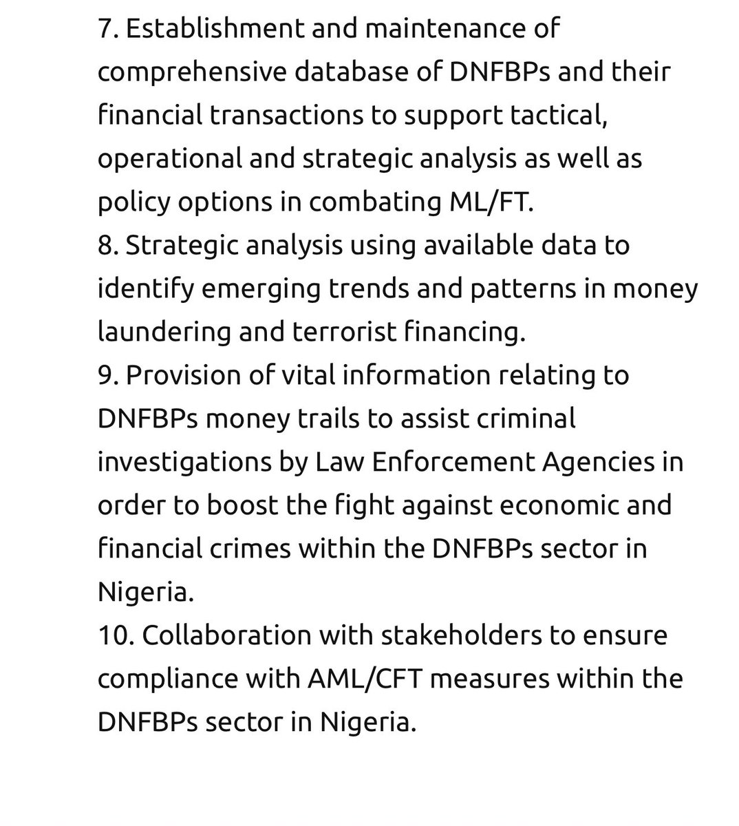 DejiAdesogan's tweet image. Did you know that #EFCC’s Special Control Unit Against Money Laundering (SCUML) has the mandate to monitor, supervise and regulate the activities Designated Non-Financial Businesses and Professions ( DNFBPs) in Nigeria. Get your #SCUML Certificate!!!