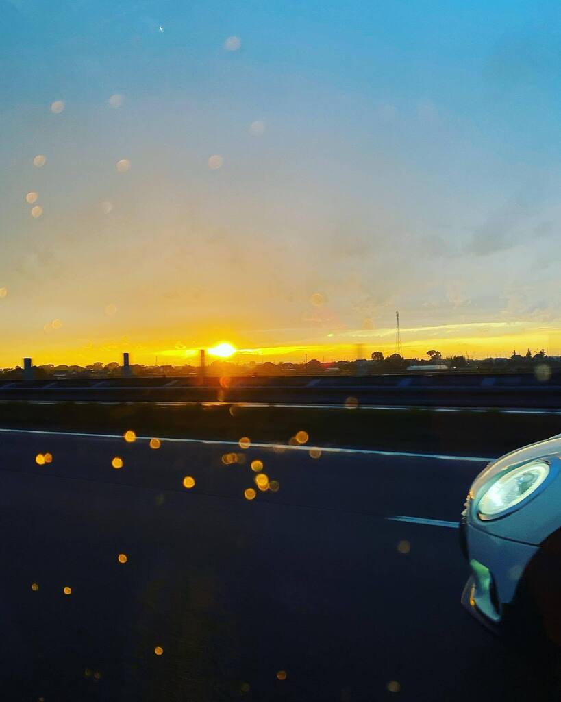 Hiro__Murakami's tweet image. Sunset after raining 
#instadaily #sunset #cardrive instagr.am/p/CqxPEFip-tQ/
