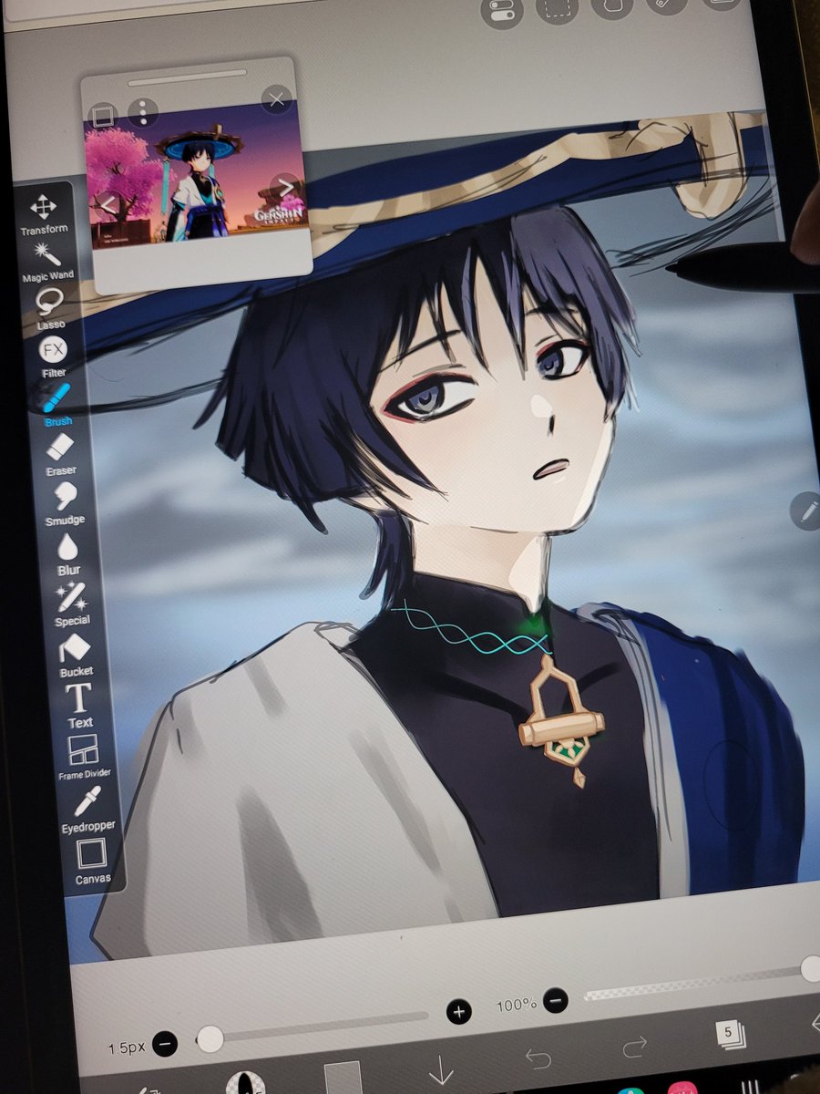 Imadelobiani's tweet photo. guys check out my unfinished art (im lazy) https://t.co/Q7UlXEKY0T