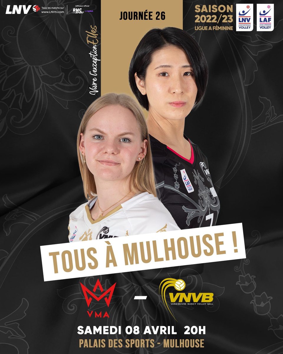 VNVBofficiel's tweet photo. ๐๐๐๐ ๐๐๐ ๐ฅ
Nous y sommes : dernier dรฉplacement de la saison rรฉguliรจre pour nos Panthรจres ! ๐ฃ
Une seule solution : TOUS ร MULHOUSE ! ๐ซต
โก๏ธ Mulhouse // VNVB
๐ 20h
๐ Palais des Sports
๐ Direct live sur LNVTV : https://t.co/J7cmSzrZzX
#gogogovnvb #vivrelexceptionelles https://t.co/jBebL1Kd8b