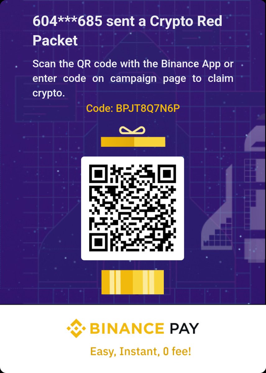FreeCryptoBoxes's tweet photo. Claim a big $USDT CRYPTO Red Packet on Binance 

Click on the link or use this code :
BPJT8Q7N6P

https://t.co/FATvu0zSFq

Please retweet for more 🔄❤️

#giveaway #binance #crypto #redpacket #airdrop #freecrypto https://t.co/9pauMVmasF