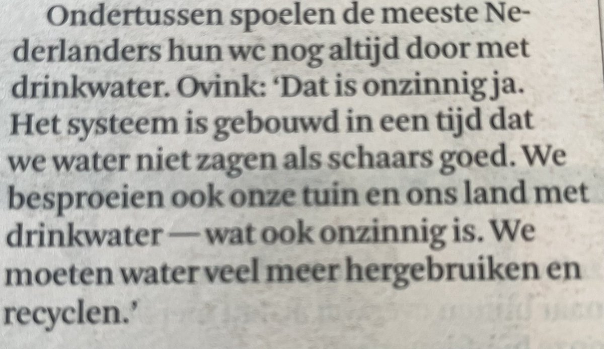 ‘We hebben een kennisprogramma zeespiegelstijging opgezet dat wel tweehonderd jaar vooruitkijkt. Bij veel andere dossiers, zoals stikstof en bouwen, zijn we nog erg reactief. Maar het voor je uitduwen van grote problemen lost ze niet op.’ (Henk Ovink in Fd).