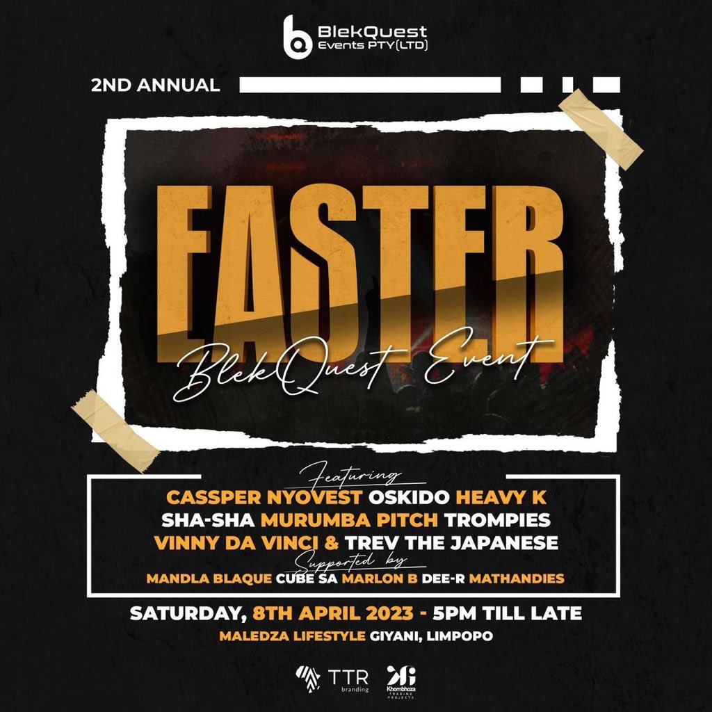 VinnyDaVinci's tweet image. MY GIG UPDATE!!!

Saturday 08 April 2023

📍 MALEDZA LIFESTYLE in Giyani Limpopo 

📍 MOLOGADITSHELO CAFE in Ga-Mashabela Limpopo

#EasterWeekendVibes