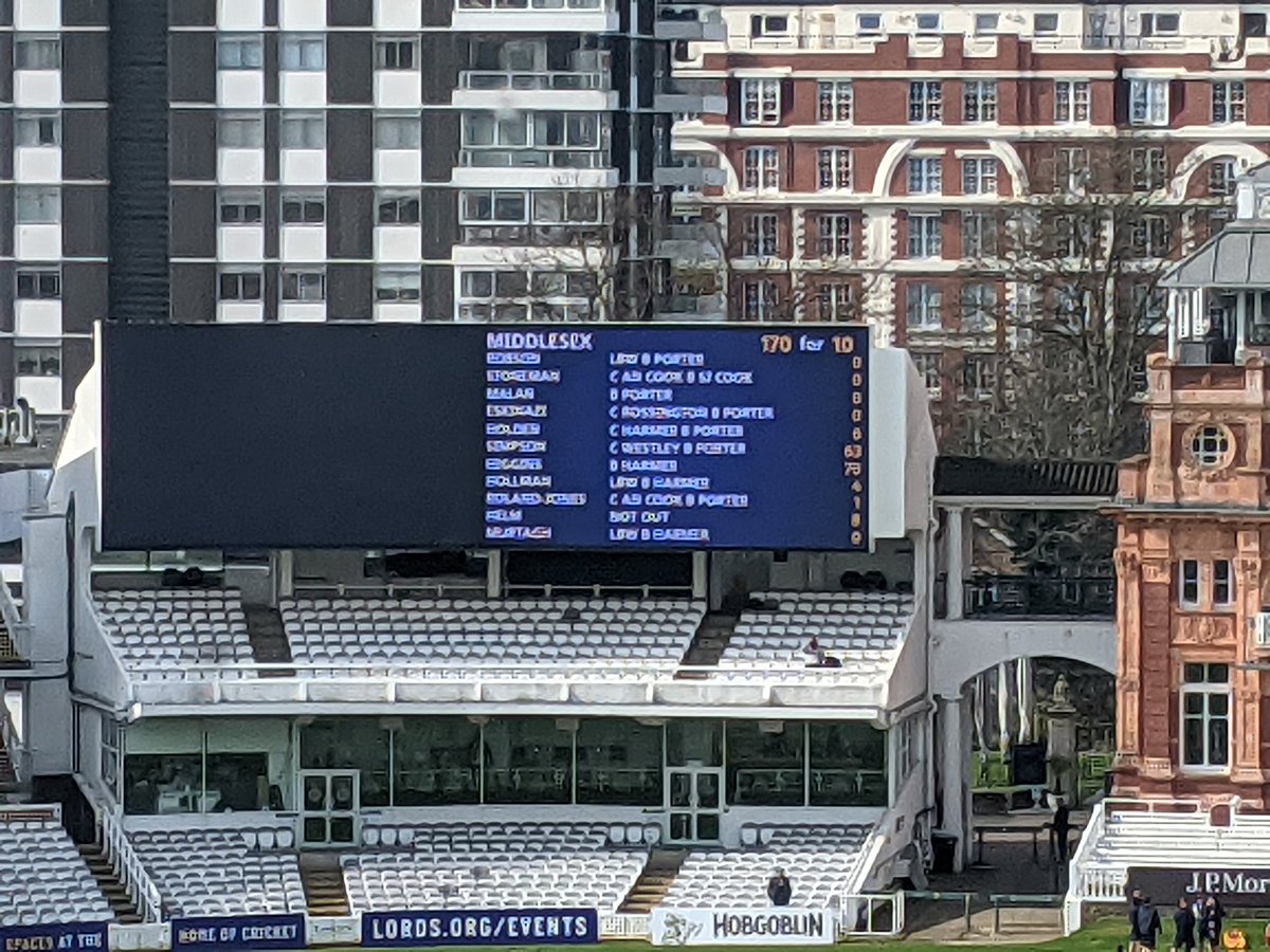 If only @AWSStats was coming to Lord's today... Oh wait!!