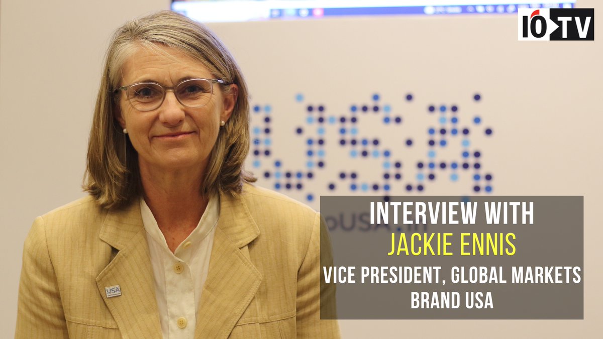 indiaoutbound's tweet image. After a gap of over 3 years, #BrandUSA held its first roadshow in India recently. Jackie Ennis, VP, Global Markets, Brand USA, says #India is 4th largest market &amp;amp; set to grow with rising #flightconnectivity. #IO @BrandUSA @VisitTheUSA @BhavikaJariwala  

youtube.com/watch?v=MTzVX1…