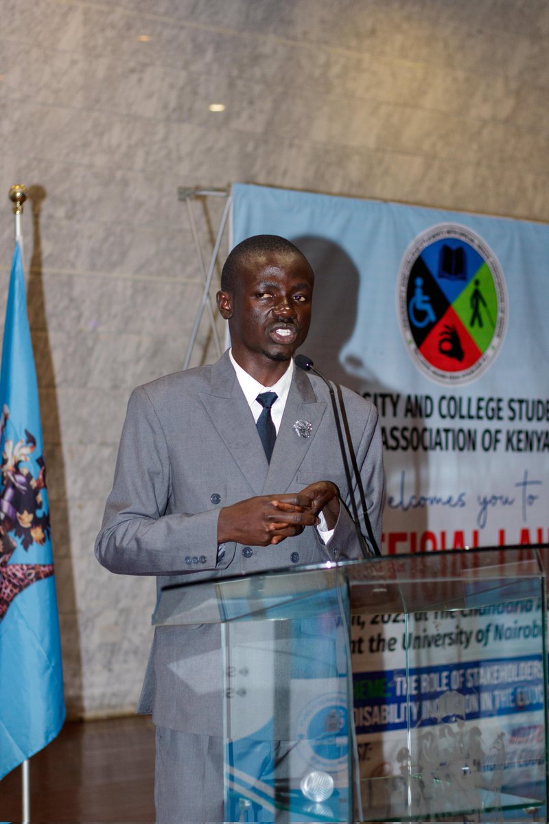 josephkowino's tweet photo. UCSSNAK OFFICIALLY LAUNCHED 
I am glad to have led the national student leadership of students with disabilities drawn from the Universities and colleges in the country to an epic event that oversaw the official launch of their newborn student union @ucssnakenya
#InclusionAgenda https://t.co/Nmjsat1BYL