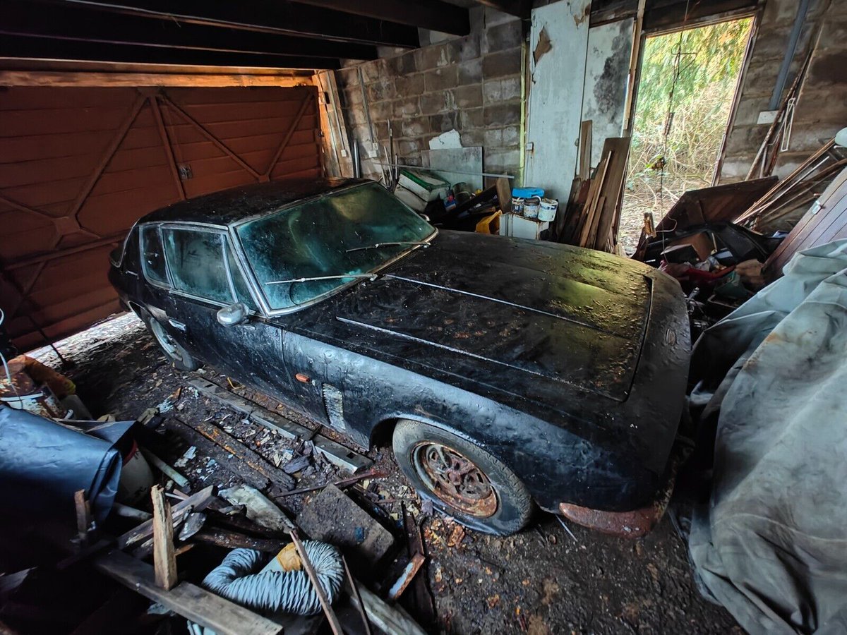 Uk barn finds on twitter ad 1970 jensen interceptor mk2 on ebay