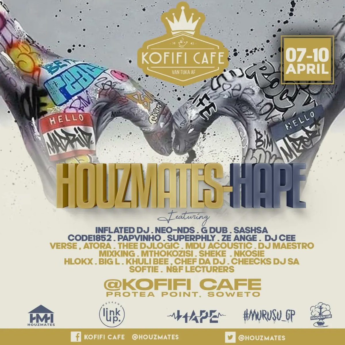 DjZeAnge's tweet photo. All White Easter Hunnies was great๐ค๐ค๐คNow, with the same beautiful musical spirit let's meet later @kofificafe_official and @extension_lifestyle
#ZeAnge
#Teamhappiness https://t.co/e73DkihkLp
