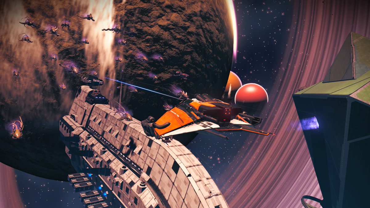 DrWhoDat1's tweet image. #nomanssky #nms #whodat #drwhodat #sentinal #starship