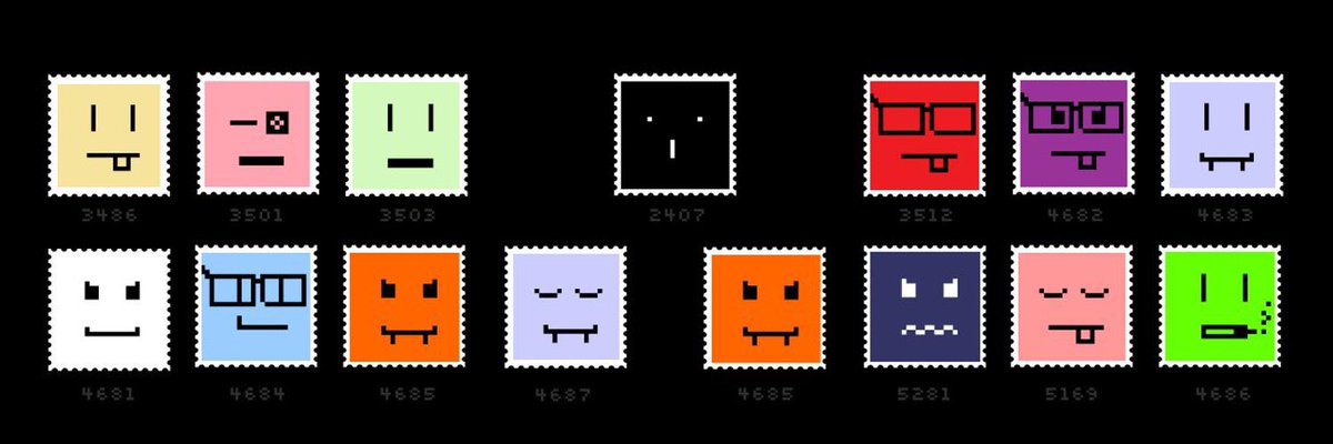 So there are 3 groups of Stampfaces:
- 5 Legendary Faces (all sub 4k #stamps)
- 8 Historic Faces (all sub 5k)
- 2 Classic Faces (sub 6k)

#Bitcoin #nft
