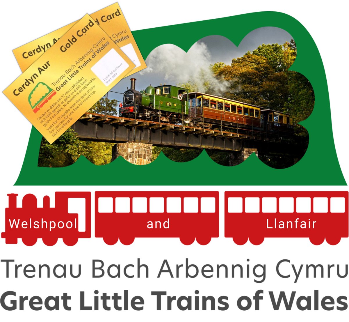 🎟️ Gold Card offer £23 offer now 11 magnificent railways on 1 card! 🚂 Take your time as we transport you on a relaxed journey, an ideal little adventure. #goldcard £152 till 23/04 🔗 loom.ly/oE8uHOs 📸 @LlanfairLine #23offGOLDCARDfor23days2023 #WelshpoolSteamRailway