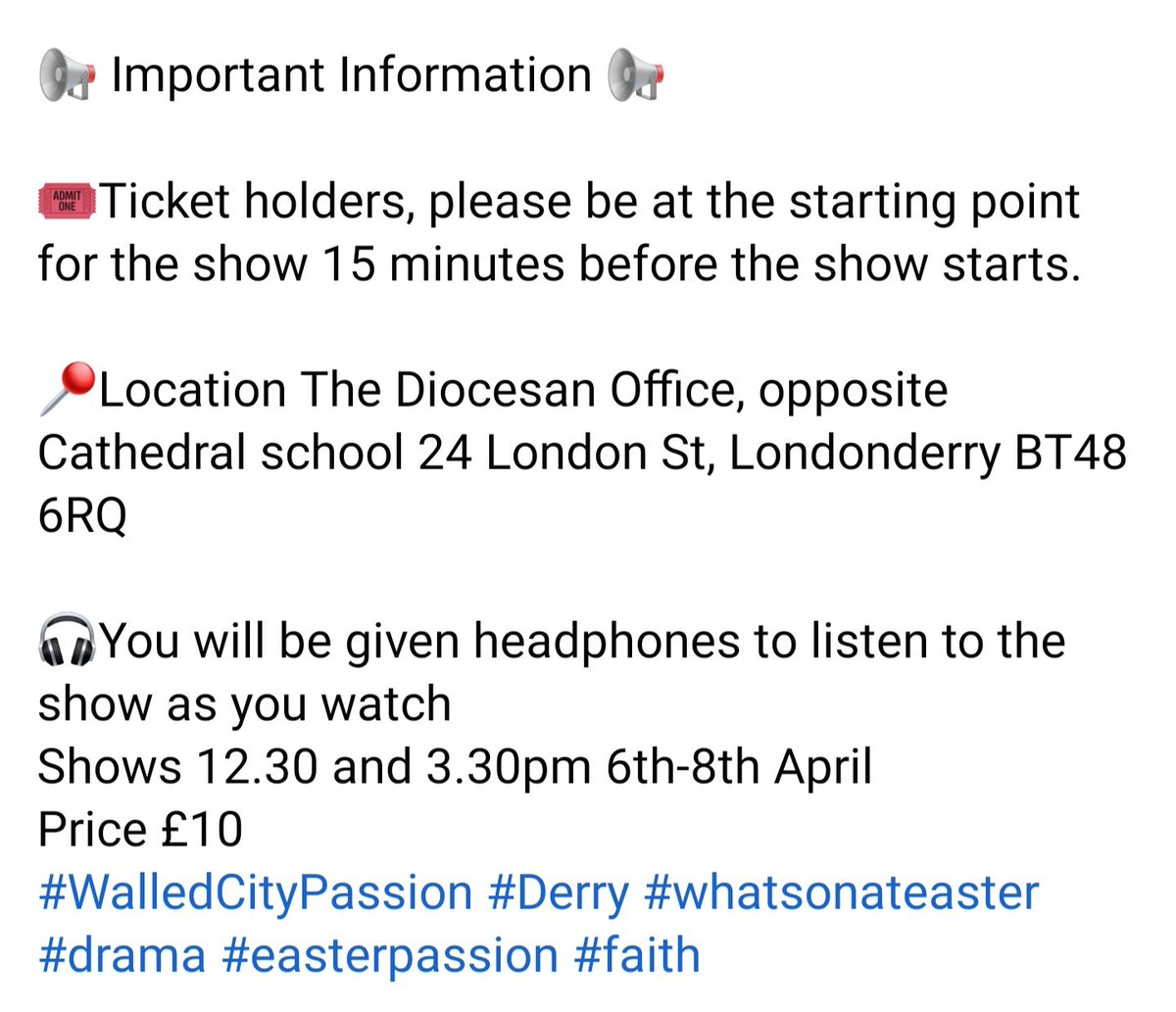 WalledPassion's tweet photo. Tickets Available for the last 2 shows today !! https://t.co/zTf8GPTyPw