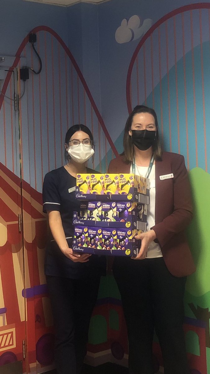nmcgarve's tweet photo. Huge thank you Cosgrove's SuperValu Bundoran for their kind donation of Easter Eggs 🥚 🐣 for the children who will spend Easter on the Paediatric Ward in Sligo University Hospital.  Thank you 🐰🐣🐥🐤🐇
@bernie_biesty 
@GeorginaKilcoy3 
@siobhanmh 
@saoltagroup https://t.co/5htUR8f3C8
