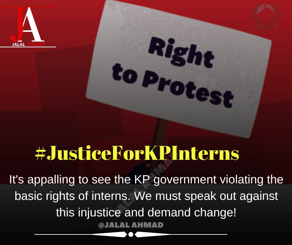 ktkIrfan95's tweet photo. It's appalling to see the KP Government's violating the basic rights of Social Media Influencers.We want justice.
#JusticeForKPInterns https://t.co/S9XQHLhRJP