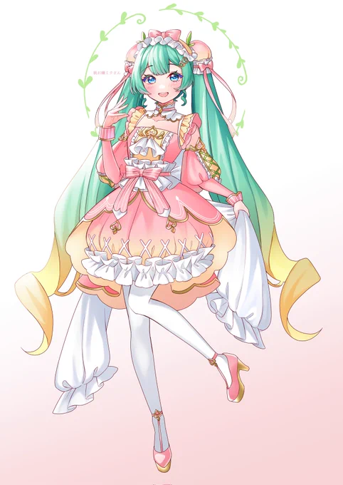 桃お嬢ミクさん 
