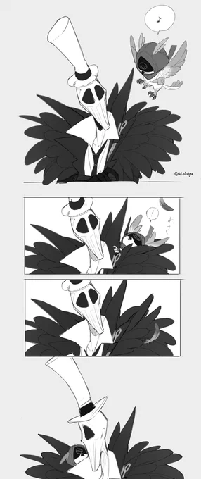 着地に失敗してるミミズク占ぴとか描いてたね https://t.co/uIBK3iK1T5