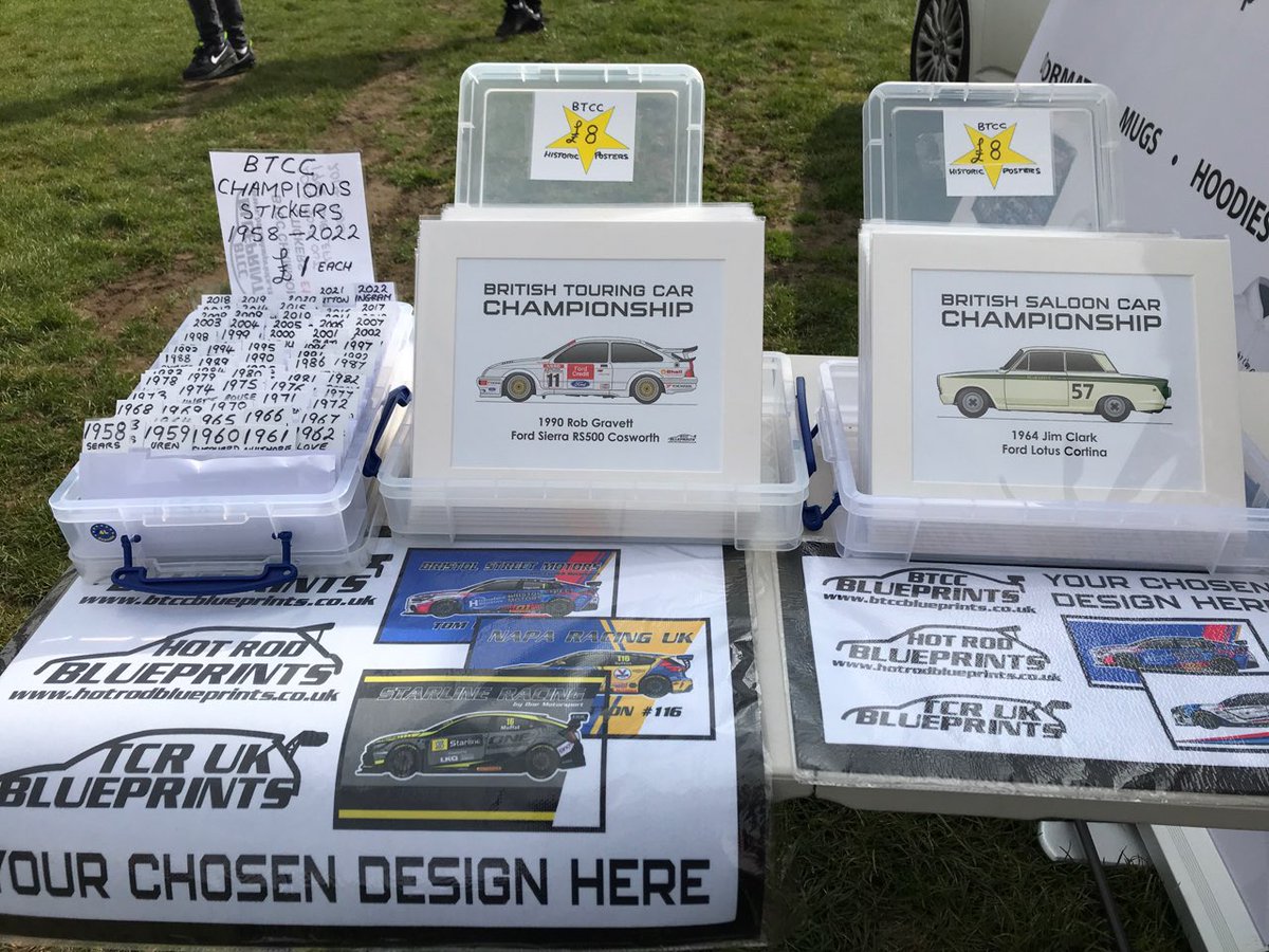 We’re now open! 😎 We have plenty of products, mugs, posters, stickers, keyrings and much more! We are by the assembly area. Make sure you come and say hi! 👋😄 @TCRUK_series