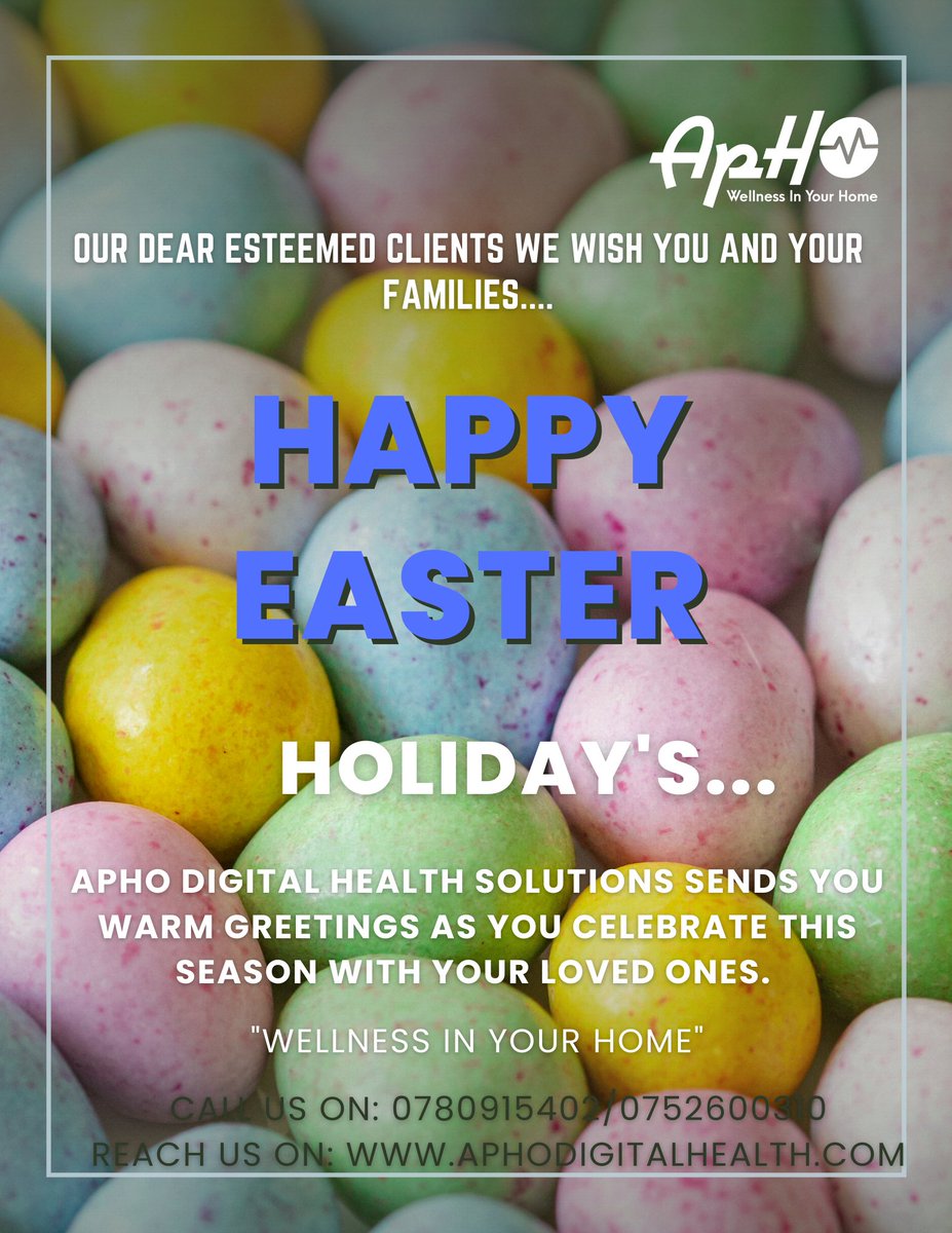 ApHO_Health's tweet photo. Wishing you all a blessed Happy Easter Holiday's.🥳🥳🥳🥳 https://t.co/zCyk9GfdoO