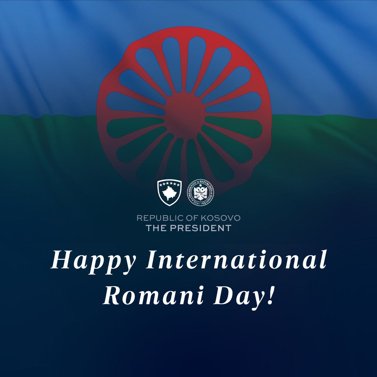 On #InternationalRomaniDay, we celebrate the rich culture, history and achievements of our Roma community and we recognize their continuous contributions to 🇽🇰. 

Today, we also reflect on the work that needs to be done to continue advancing equality & inclusion for all.
