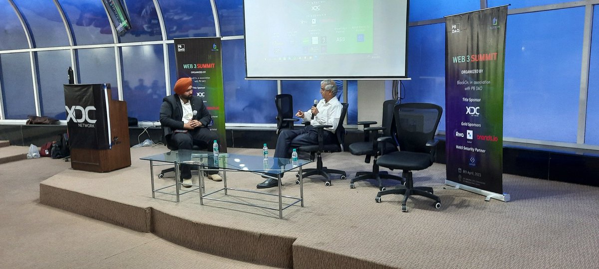 A talk that was really exciting and informative by <a href="/puri_hs/">Harman Puri</a> and <a href="/Subhashgarg1960/">Subhash Chandra Garg</a>. 

#cws #web3 #blockchain #crypto #chandigarh