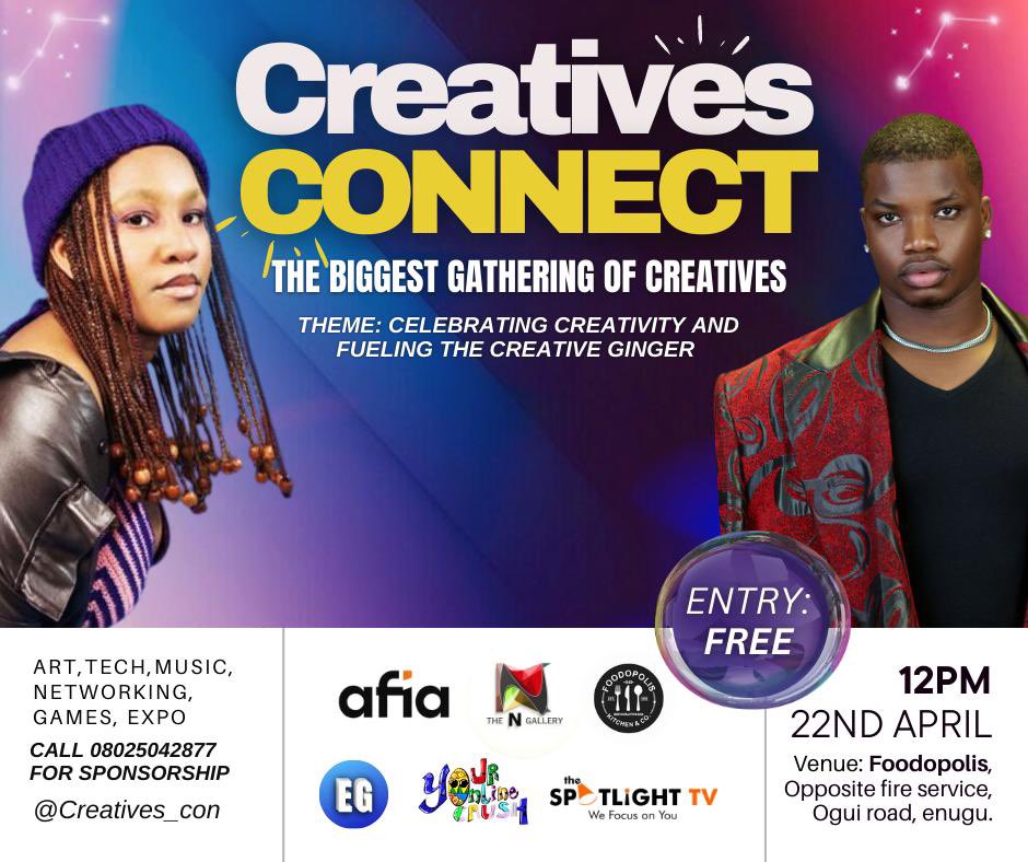 NancyTheCreator's tweet photo. SAVE THE DATE: 22ND APRIL! #CreativesConnect2023 ✨🤝 https://t.co/KzmSz2jRDz