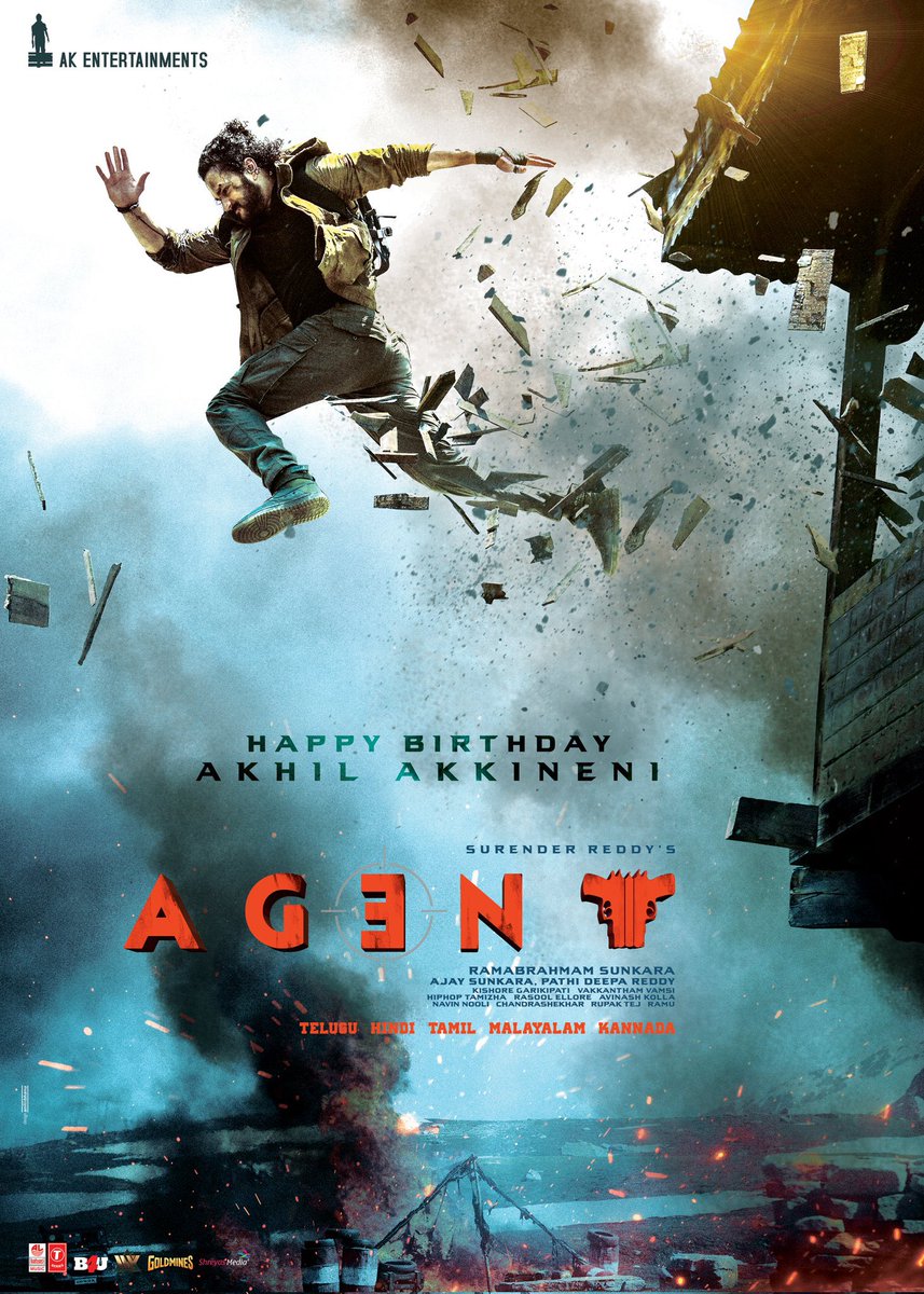 Happy birthday to Dearest <a href="/AkhilAkkineni8/">Akhil Akkineni</a> 

May his immense hardword &amp; beast level transformation takes him to greater heights and unfolds a new chapter with wild ride #Agent ❤️‍🔥

It's turn for Wild Saale Innings. #AgentOnApril28th 

#HBDAkhilAkkineni