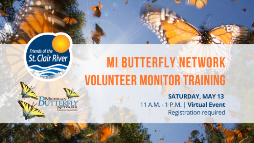 scriverstewards's tweet photo. Join our Michigan Butterfly Network! Attend this free beginner workshop Sat, May 13 at 11 a.m. hosted by Kalamazoo Nature Center to learn how to identify butterflies and monitor your own butterfly route. Registration closes May 12. Register here: https://t.co/t0QqJIzo5q https://t.co/hWAYNeAmlY