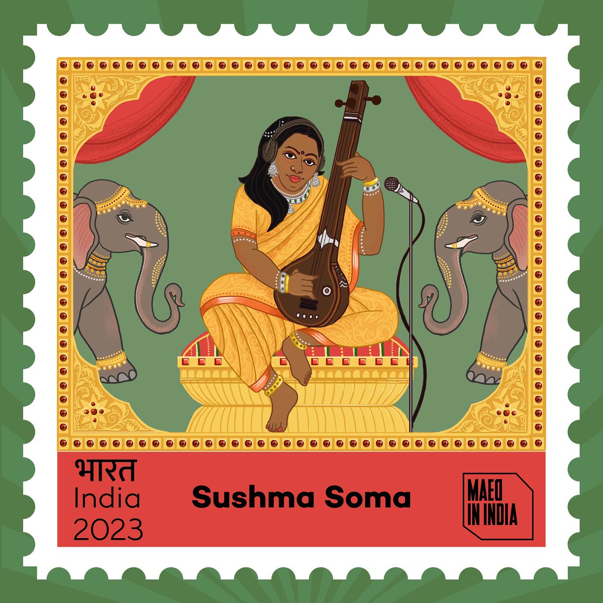 Got the chance to make some folk art inspired work for @maedinindia 's Ladies Special month long celebration of musicians! Pretty happy with how the art turned out! Links to listen to the episodes and the fantastic music here
maedinindia.fanlink.to/podcast