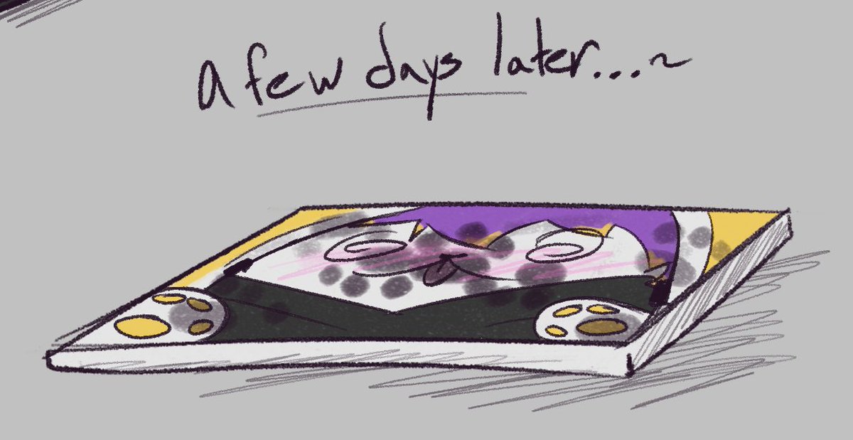 lemonshakes_'s tweet photo. //Flattening, doormat, paws, pawprints

I can't stop teasing @/sptnsfw,, they're just very silly and easy to put your paws onto,, DORK!!!! https://t.co/E8YVtxM2YJ