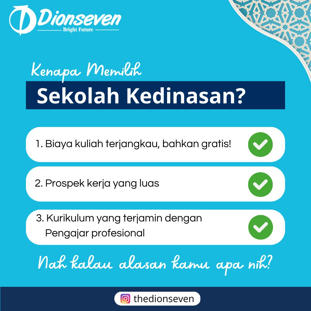 brainproid's tweet photo. Pada postingan kali ini, kami akan berceretia kenapa kamu harus memilih sekolah kedinasan dibanding PTN dan PTS. https://t.co/hhj6Pgc2pL