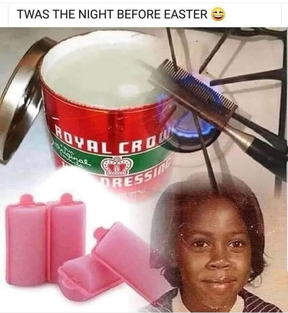 AngieYuuup's tweet image. 😂😂😂 #Easter #PressAndCurl #OldSchool 🤣🤣🤣🤣🤣 #HairDone #HolidayHair #HotComb