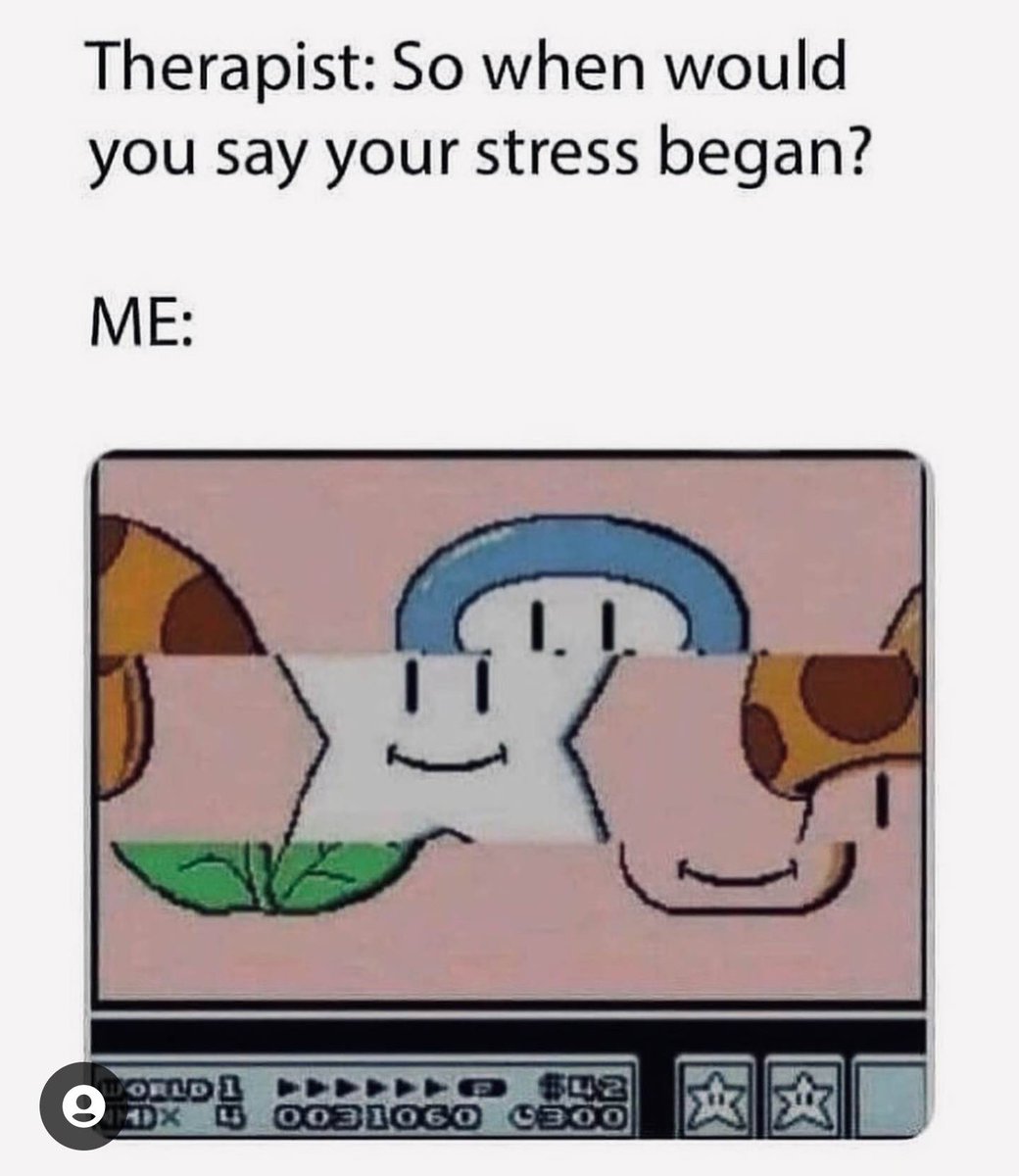 Anyone ever wonder why we are under so much stress in our lives? Started with Super Mario Bros 3