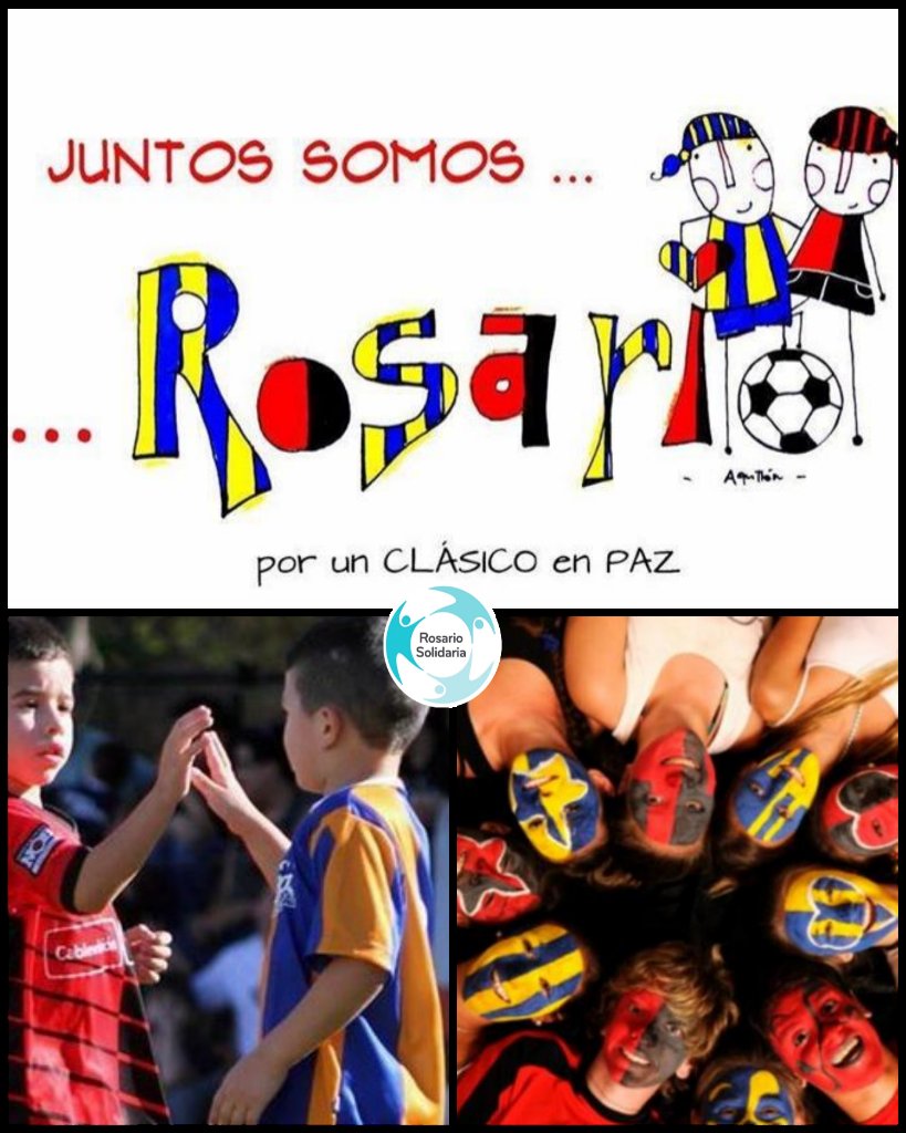 ROSARIO somos TODOS!!
Vivamos Juntos un #clásicoEnPAZ!! 

@CARCoficial @CANOBoficial 

Dale. Sumate!!