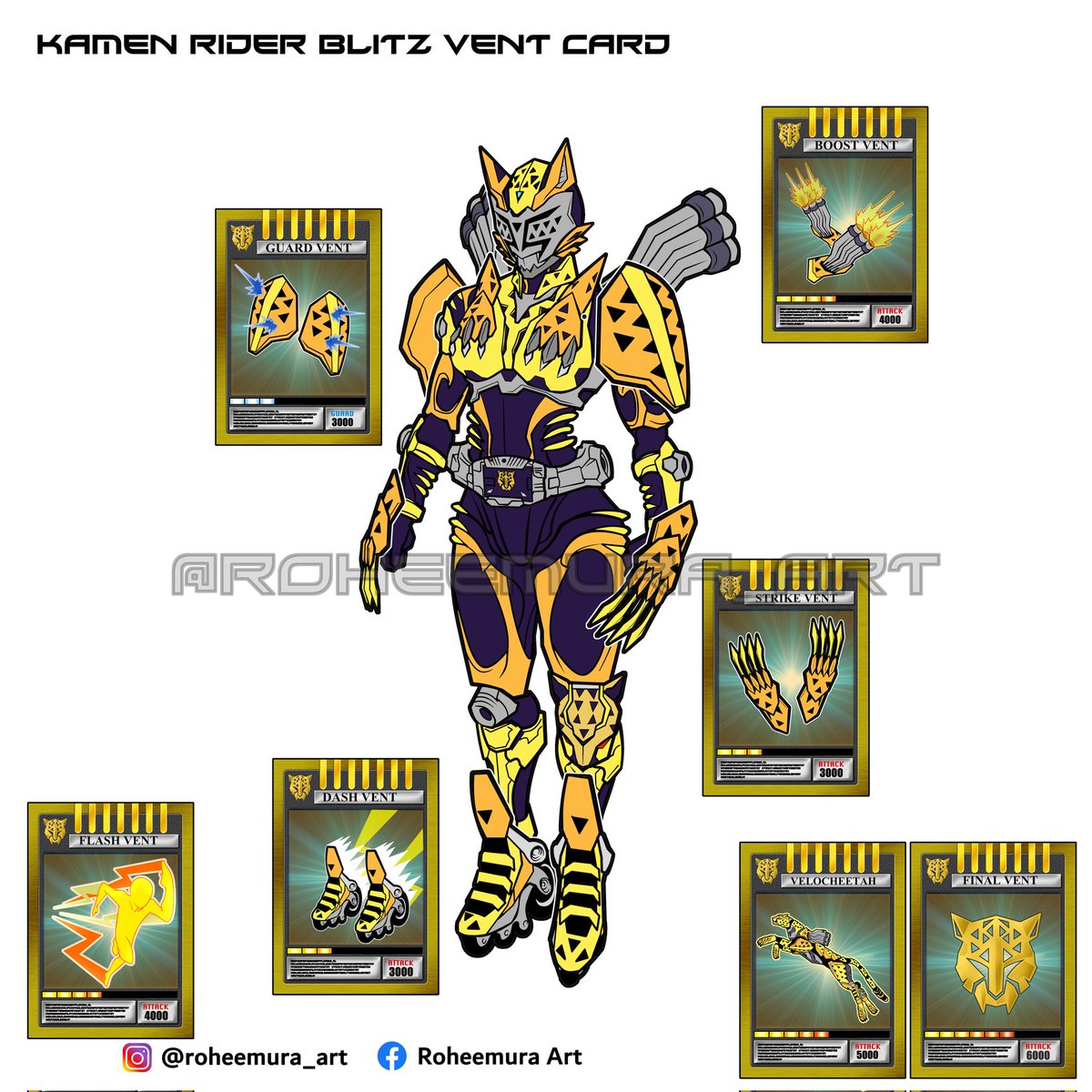 Again Another Ryuki riders i've done last years for fb event