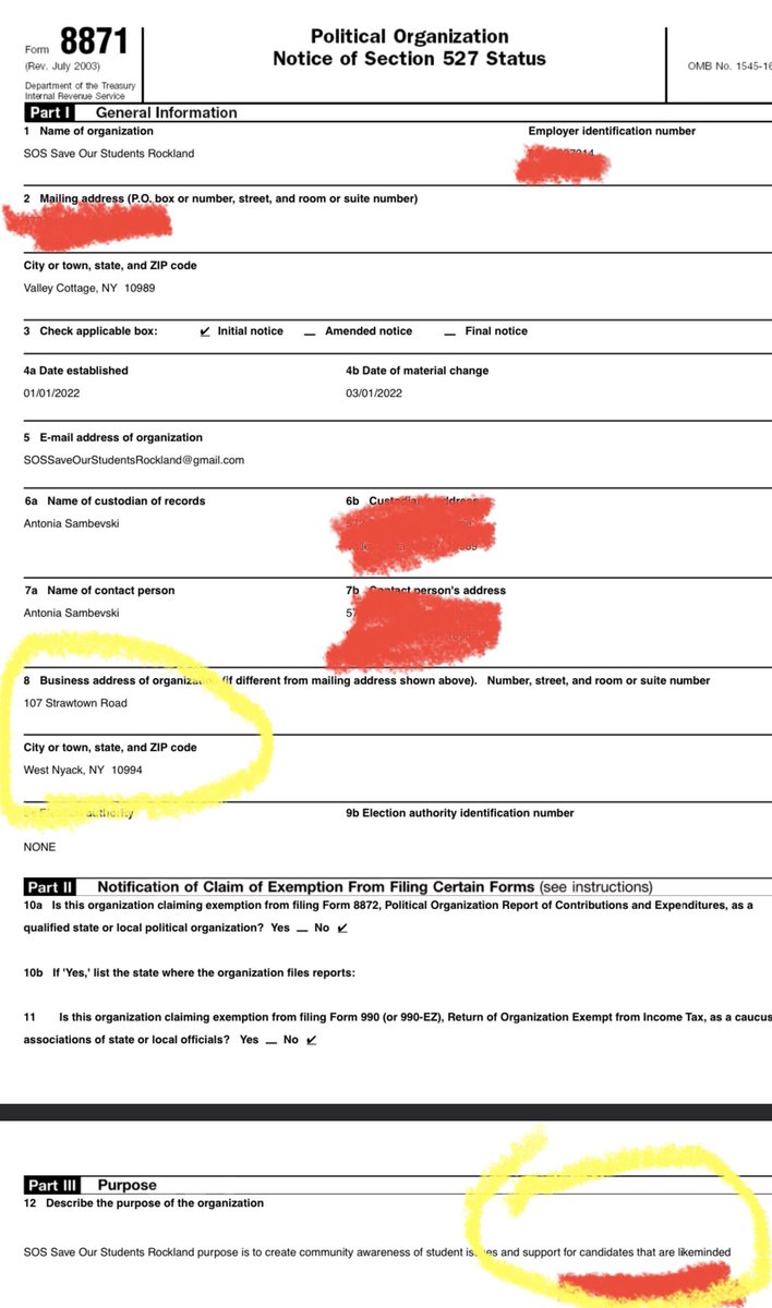 Can someone explain why a church is listed as a location for a political organization that advocates for candidates? 

The same church that just released a dangerous and transphobic statement. 

The same church that has candidate signs on its property every year. 

<a href="/TishJames/">Tish James</a>