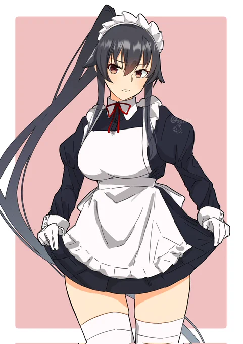 メイド矢矧かわいい 