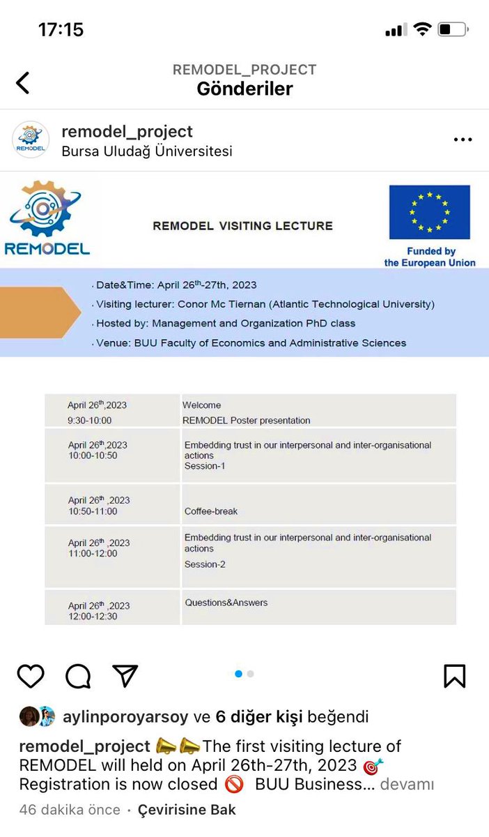 project_remodel's tweet photo. The first visiting lecture of REMODEL will held on April 26th-27th, 2023 🎯 Registration is now closed 🚫  BUU Business Administration PhD class and Management&amp;Organization PhD class 📣Are you ready for this unique experience ❓😄 #horizoneurope #widera #exploremodel 
#BMILAB https://t.co/yiY5eVDgoC