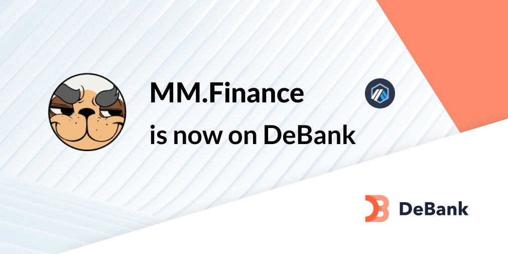 Definews_Info's tweet photo. 📣 @MMFcrypto is now on @DeBankDeFi
📣 #MMFcrypto has the largest ecosystem on @cronosapp with its #DEX, Yield Optimizer, #NFT, Algo Stablecoin & DTF
🔽 INFO
https://t.co/YqQbrtunBM
#Definews https://t.co/WyPTjhddde