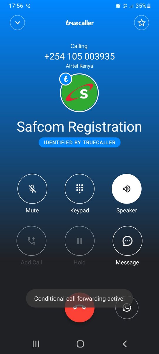 viewtone's tweet photo. @SafaricomZuri7 
The fraudulent number conning Kenyans 
Claiming to verify registration https://t.co/VRqDzFuOQ9