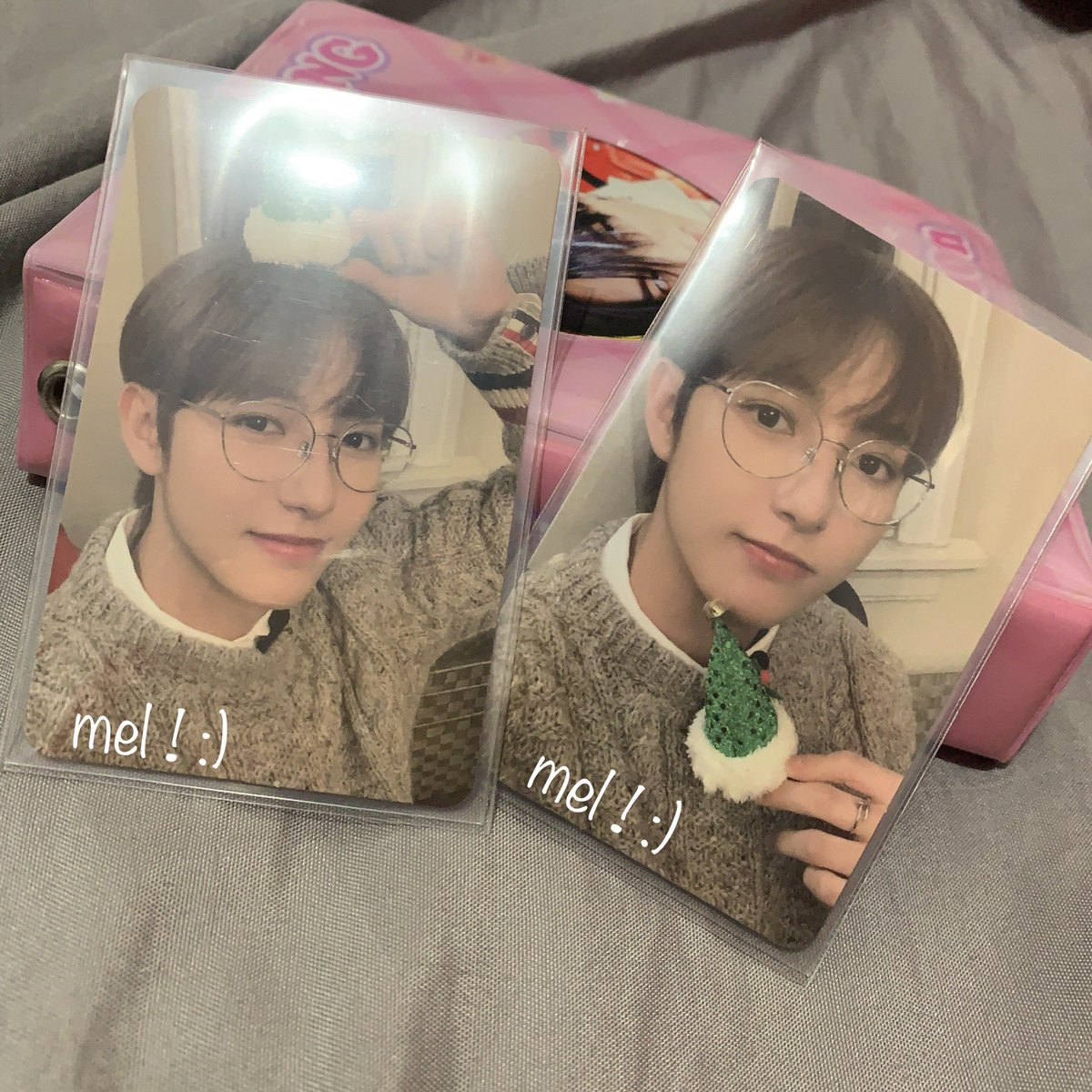 nningbear's tweet photo. wts lfb ph #nningbudolz

- renjun pink christmas pcs
- Php400 as set
- payo / 2 days reservation
- in good condi
x sensitive

dm me or reply mine ! https://t.co/JbhYOFVomg